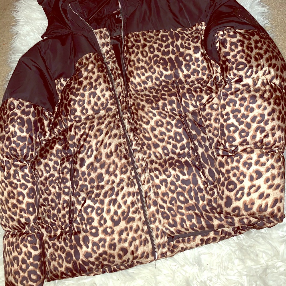 BoohooMan Chettah Puff Jacket